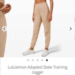 NWT Lululemon Adapted State Training Jogger
